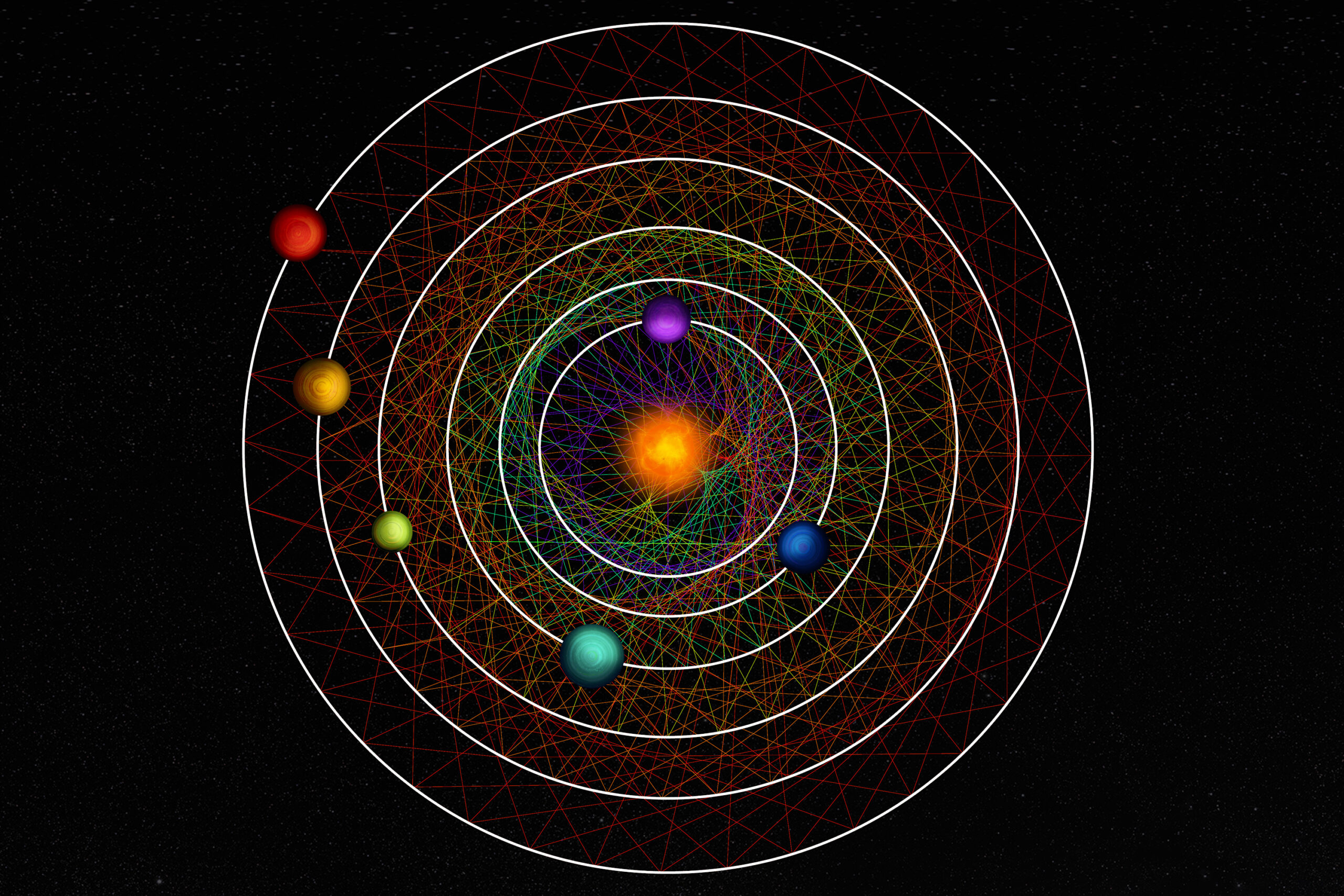 共鳴し合う6つ子の惑星を発見