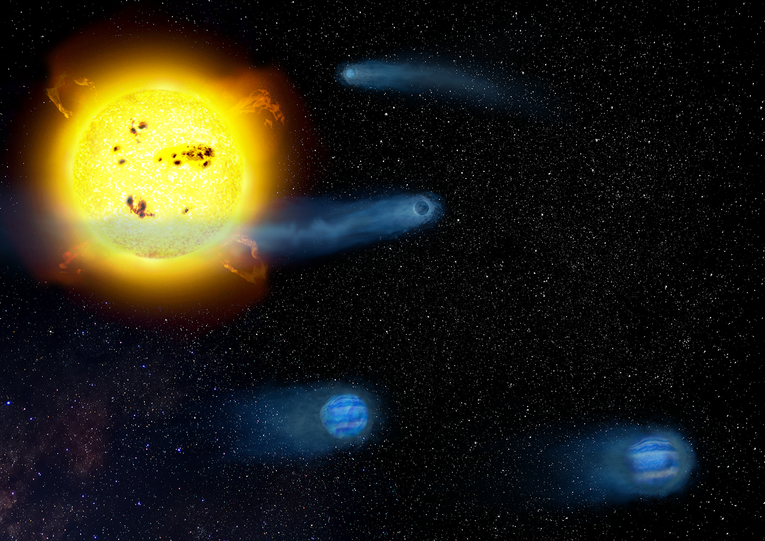 生まれたての惑星たちはふわふわ - 自然科学研究機構アストロバイオ