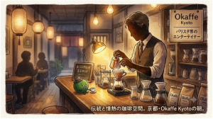 カフェにマリモ