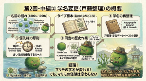 マリモの学名変更の概要